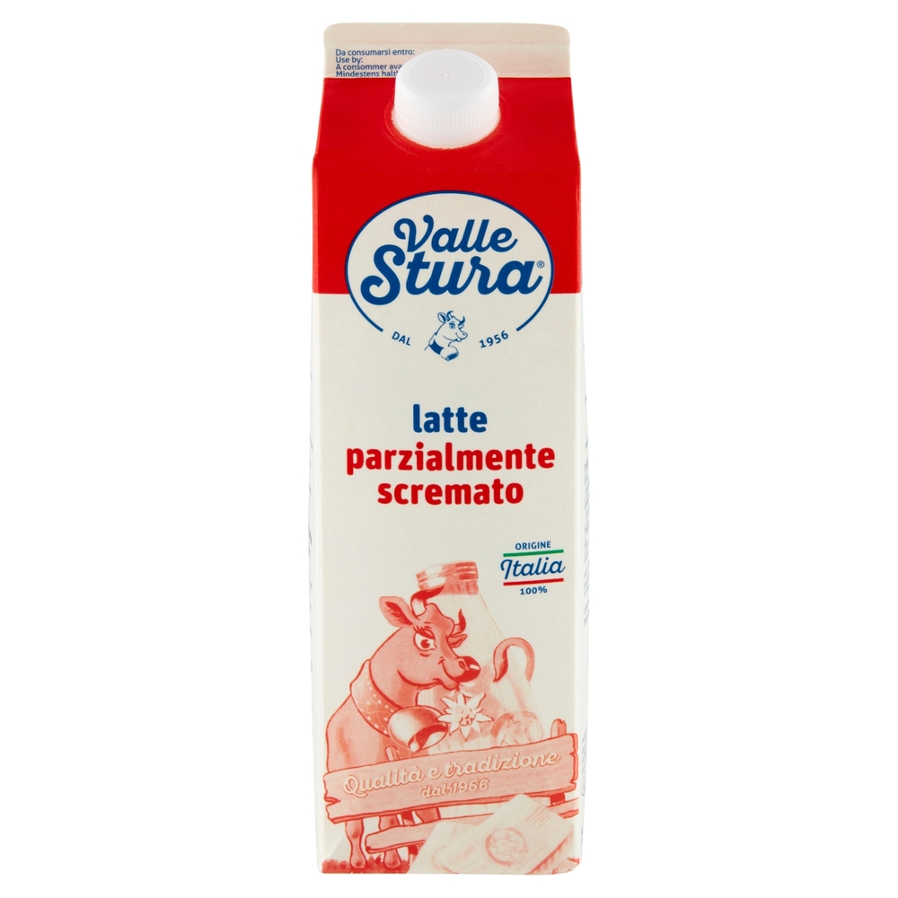 Valle Stura latte parzialmente scremato 1000 ml